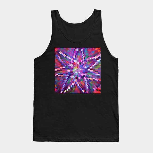 Peace Now—I Stand with Ukraine!! Seven Pointed Star of Protection Tank Top by drumweaver